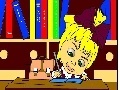 Spill Coloring Masha at school
