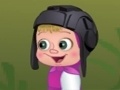 Spill Masha and the Bear: Jumping on logs