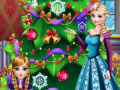 Spill Frozen Christmas Tree Design