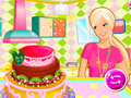 Spill Barbies Birthday Cake