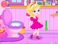 Spill Potty Train Baby Elsa