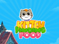 Spill Kitten Finding Food