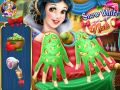 Spill Snow White Nails