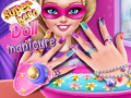 Spill Superhero doll manicure