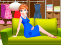 Spill Pregnant Anne Dressing Room