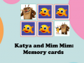 Spill Kate and Mim Mim: Memory cards