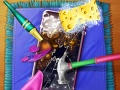 Spill Dotted Girl Broken phone