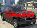 Spill Chevrolet Suburban Differences