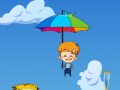 Spill Umbrella Falling Guy