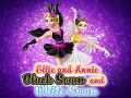 Spill Ellie and Annie Black Swan and White Swan