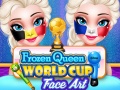 Spill Frozen Queen World Cup Face Art