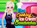 Spill Elsa Cooking Ice Cream Sandwiches