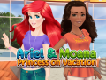 Spill Ariel and Moana Princess on Vacation