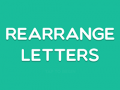 Spill Rearrange Letters