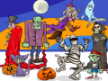 Spill Find 5 Differences Halloween