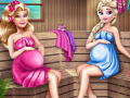 Spill Cute Mommies Pregnant Sauna
