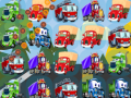 Spill Cartoon Trucks Match 3 