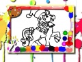 Spill Horse Coloring Book