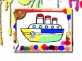 Spill Boats Coloring Book
