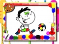 Spill Football Coloring Time