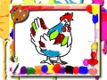 Spill Chicken Coloring Book