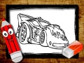 Spill Back To School Car Coloring Book