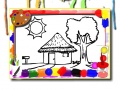 Spill Back To School: House Coloring Book
