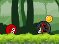 Spill Ball Hero Adventure: Red Bounce Ball