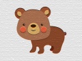 Spill Cartoon Bear Puzzle