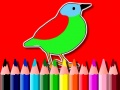 Spill Back To School: Birds Coloring Book