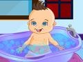Spill Cute Baby Bathing