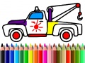 Spill Back To School: Trucks Coloring