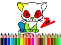 Spill Back To School: Cat Coloring