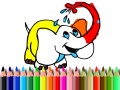 Spill Back To School: Elephant coloring