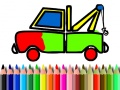 Spill Back To School: Truck Coloring