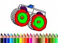 Spill Back To School: Monster Truck Coloring