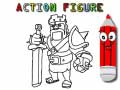 Spill Back To School: Action Figure Coloring