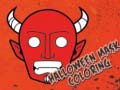 Spill Halloween Mask Coloring Book