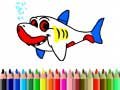 Spill Back To School: Shark Coloring Book