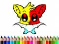 Spill Cute Bat Coloring Book