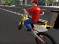 Spill Motor Bike Pizza Delivery