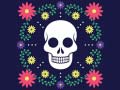 Spill Colorful Skull Jigsaw