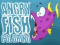 Spill Angry Fish Coloring 