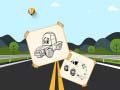 Spill Funny Cars For Kids Coloring
