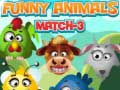 Spill Funny Animals Match 3