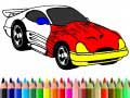Spill Back To School: Muscle Car Coloring