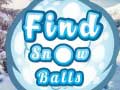 Spill Find Snow Balls
