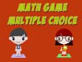 Spill Math Game Multiple Choice