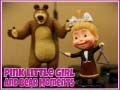 Spill Pink Little Girl and Bear Moments