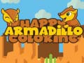 Spill Happy Armadillo Coloring